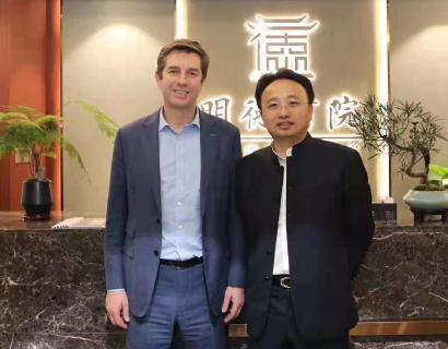 胡润百富创始人来访龙门国际，共商战略合作！